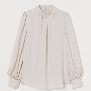 H&M high neck blouse - size L